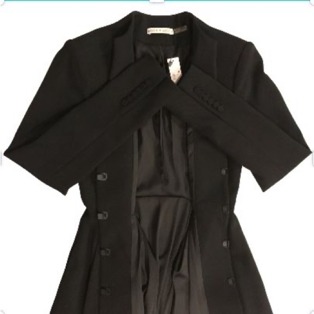 ALICE and OLIVIA new Alcina High-Low Long Dress Trench Coat - Picture 11 of 17